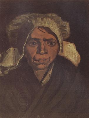 Vincent Van Gogh Head of a Peasant Woman with White Cap (nn04) oil painting picture